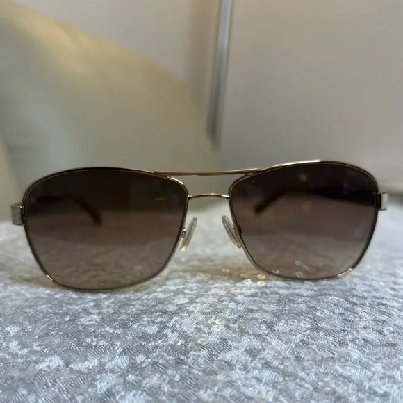 NEW JIMMY CHOO CRIS/S 0AU2 D8 RED GOLD SUNGLASSES 57-14-135 display picture 2